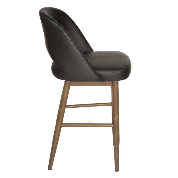 Henricks Stool black leatherette